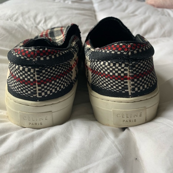 Céline Paris | Plaid Skater Slip on shoes Size 37 - Picture 4 of 8